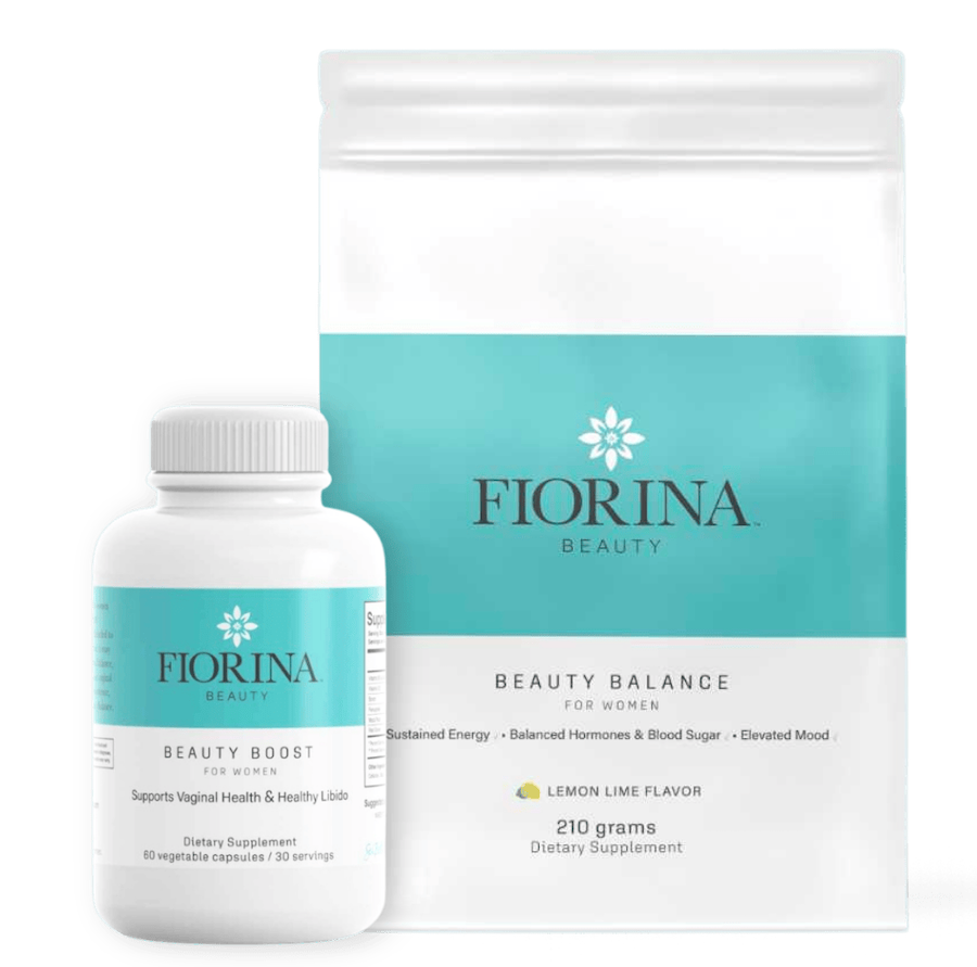 Fiorina Beauty Balance powder pouch and Beauty Boost capsules